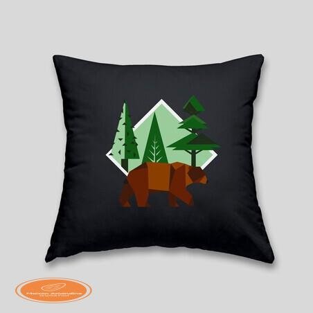 Brown bear cushion