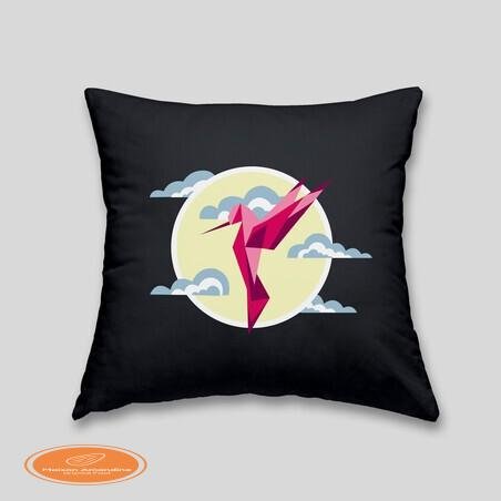 Hummingbird cushion