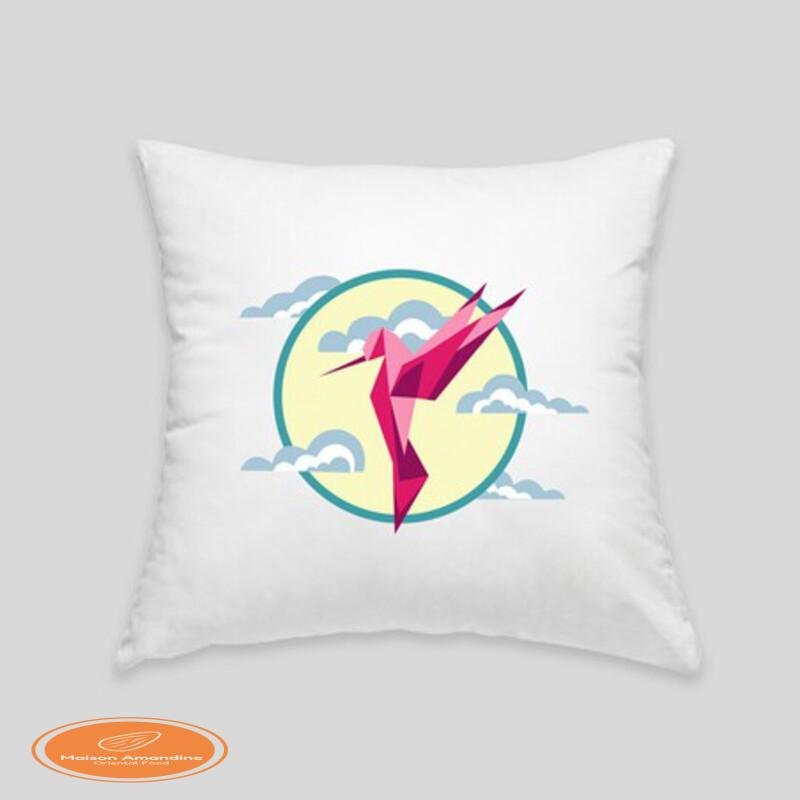 Hummingbird cushion